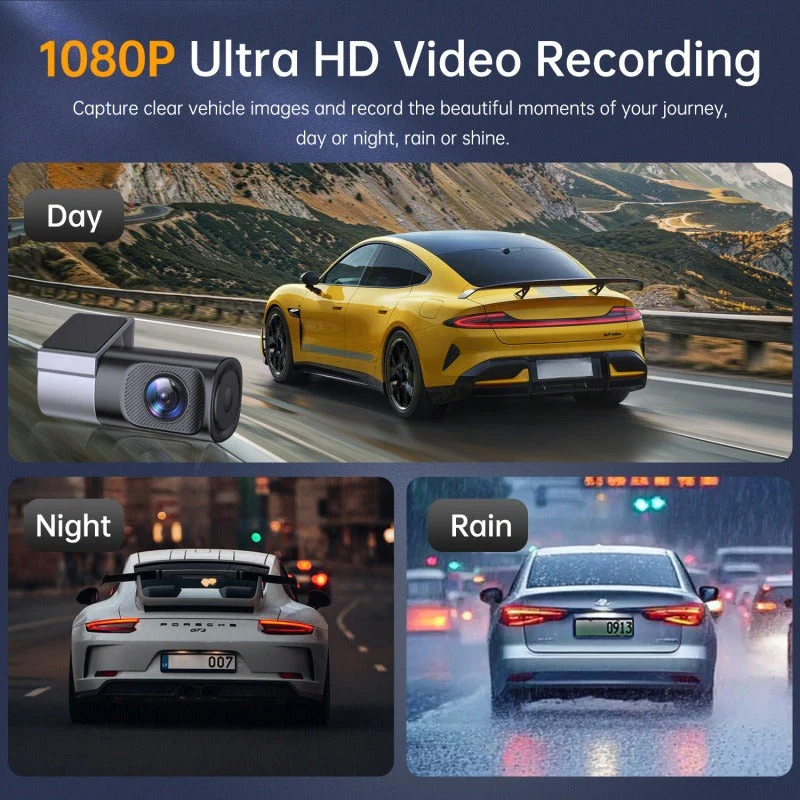 š„Hot Sale Deals-1080P HD Dash Cam with Wi-Fi & Night Vision