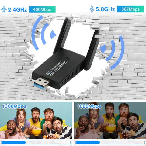 1300Mbps Wireless network card 5G gigabit dual-band - Image 6