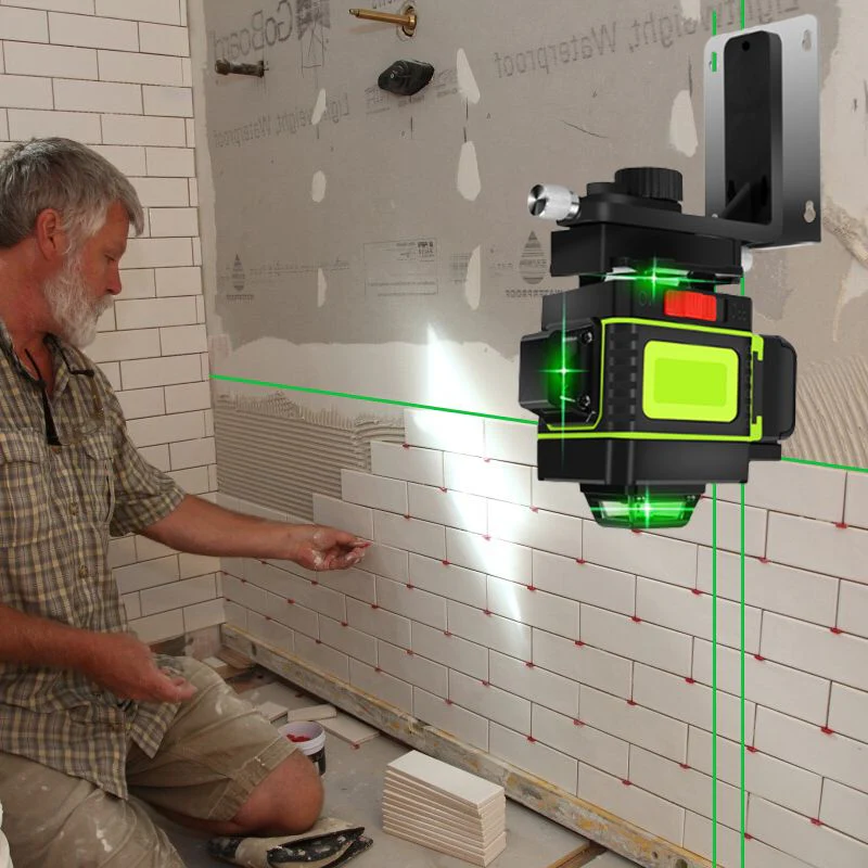 16 Lines Green Light Laser Level Self Leveling Tool - Image 3