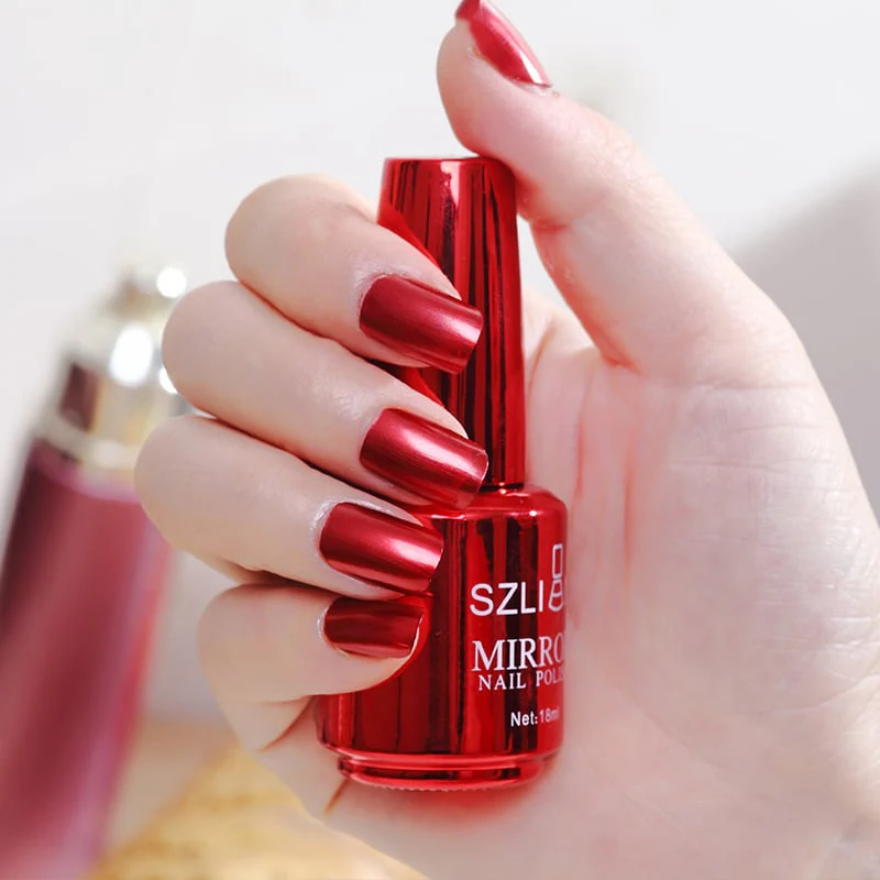 2023 Glamorous Metallic Mirror Nail Polish - Image 17