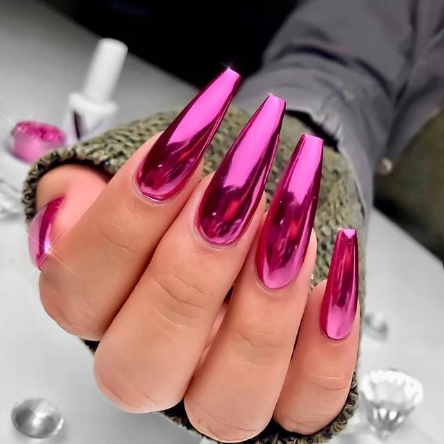 2023 Glamorous Metallic Mirror Nail Polish - Image 9
