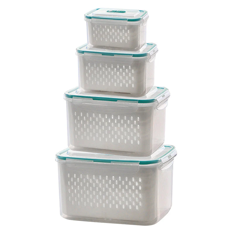 2 in 1 Draining Fresh-Keep Food Container - Image 9
