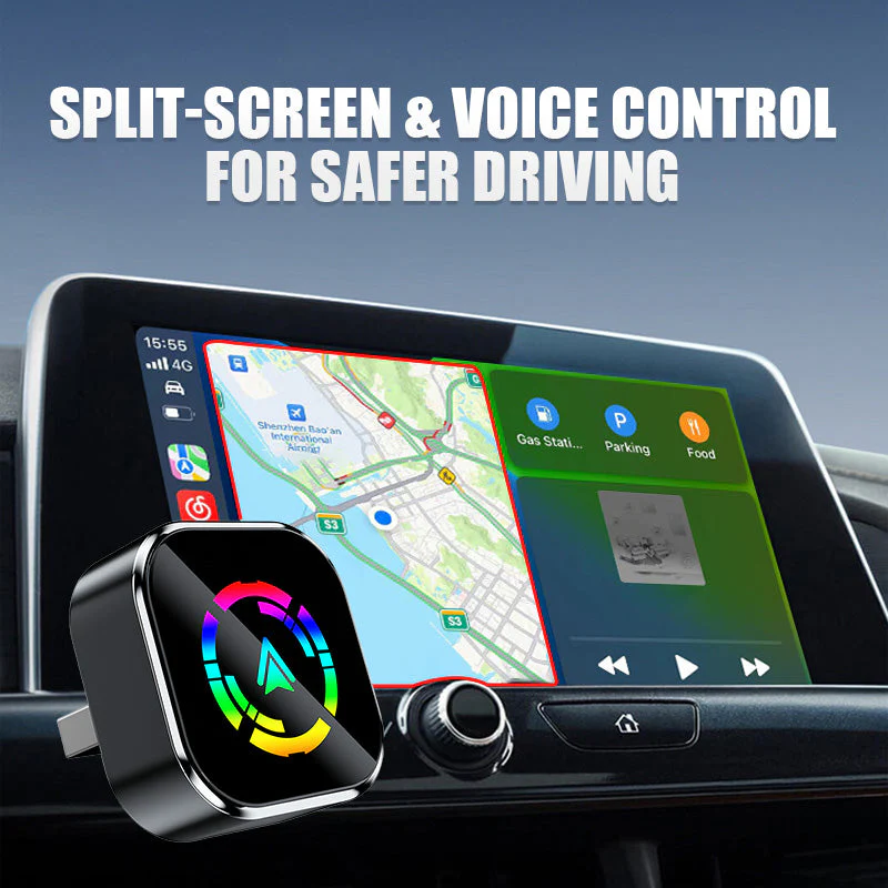 2-in-1 Wireless Adapter for iPhone & Android Auto - Image 2