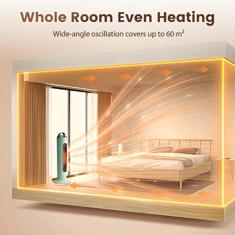 🔥 50% OFF & Free Shipping🚀2000W Instant Warmth Space Heater - Winter's Ultimate Defense! ❄️ - Image 3