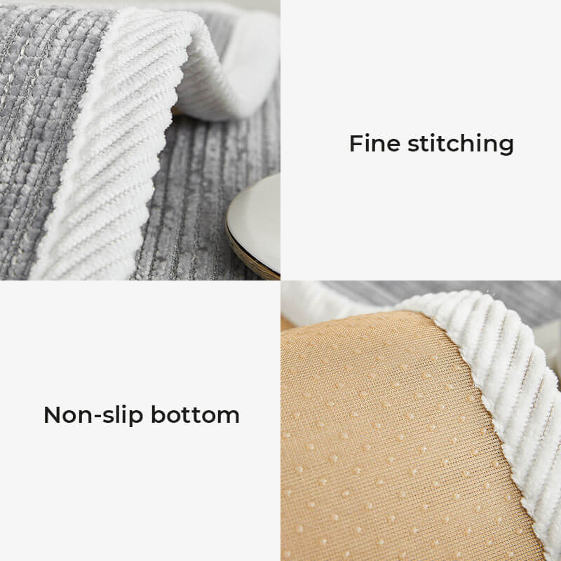 🔥Christmas Sale!🔥Simple Striped Chenille Anti-scratch Couch Cover - Image 3