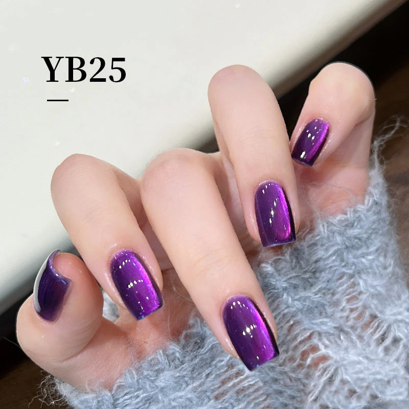 3-in-1 Long-Lasting Magnetic Cat Eye Gel Nail Polish - Image 34