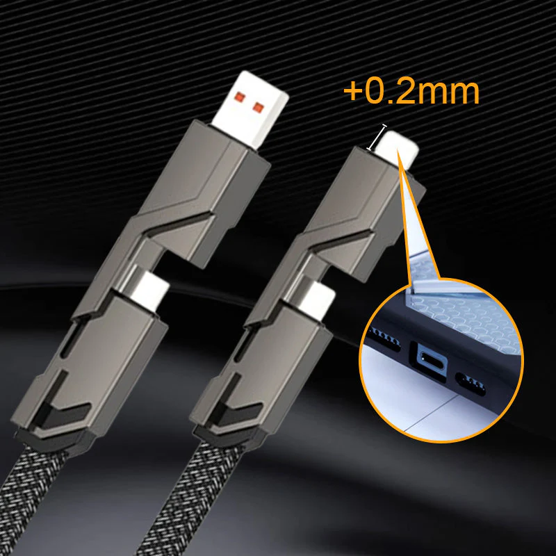 4-in-1 Fast Charging & Data Sync Charger Cord - Image 10