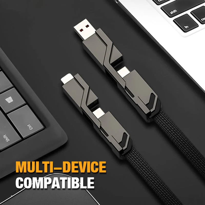 4-in-1 Fast Charging & Data Sync Charger Cord - Image 4