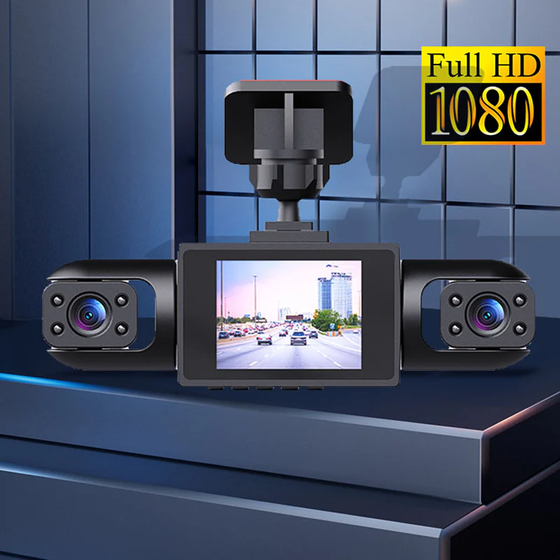 📹🚗 Full-coverage recording with night vision: ⚡ 4K 360° dashcam featuring loop recording for all-around protection—practical, durable, and ready to use ✨