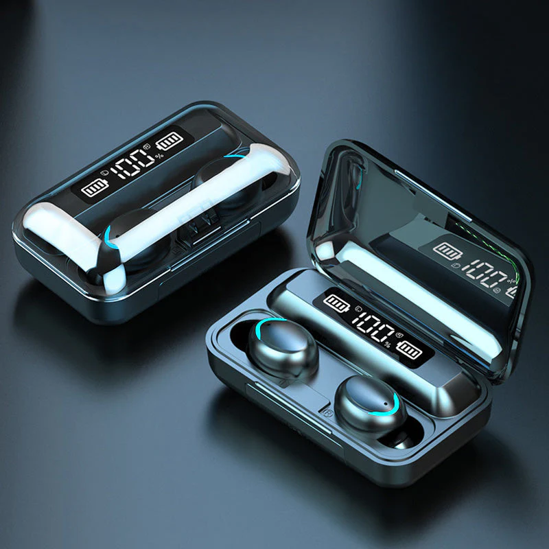 9D HiFi Stereo Wireless Blueteeth in-Ear Earphone, LED Display & Waterproof - Image 8
