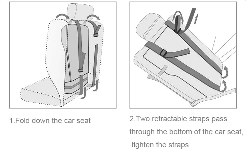 Child car seat Simple portable car seat belt - Image 4
