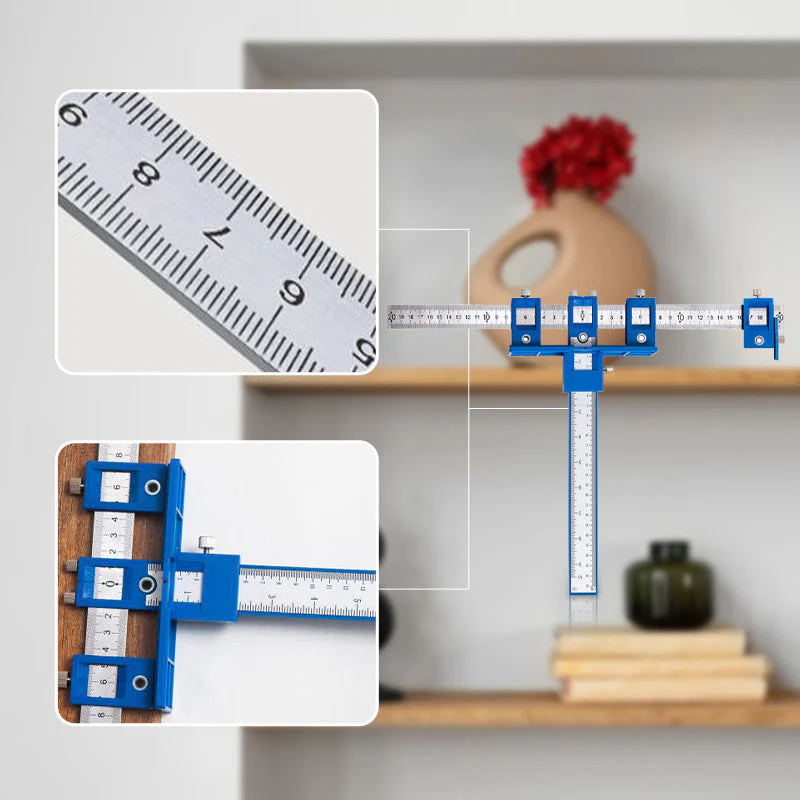 Adjustable Cabinet Hardware Jig for Woodworking - Image 4