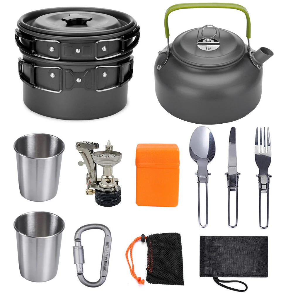 🔥Clearance Sale Limited Time Offe🔥Camping Cookware and Cutlery Set - Image 11