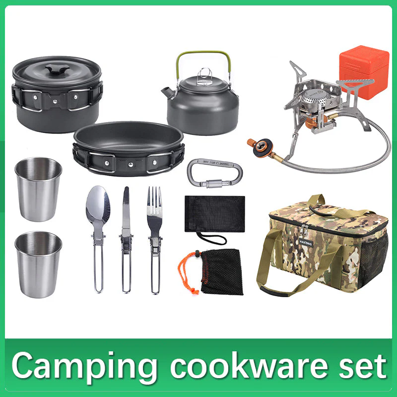 🔥Clearance Sale Limited Time Offe🔥Camping Cookware and Cutlery Set - Image 12