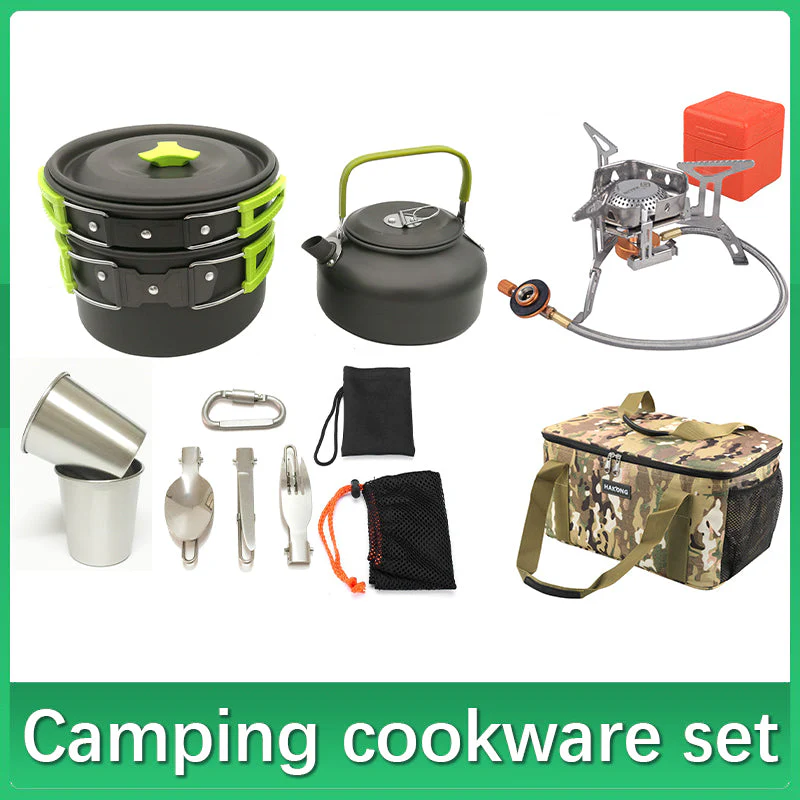 🔥Clearance Sale Limited Time Offe🔥Camping Cookware and Cutlery Set - Image 13