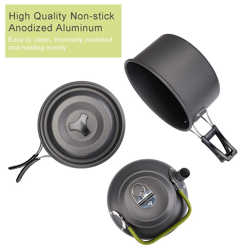 🔥Clearance Sale Limited Time Offe🔥Camping Cookware and Cutlery Set - Image 4