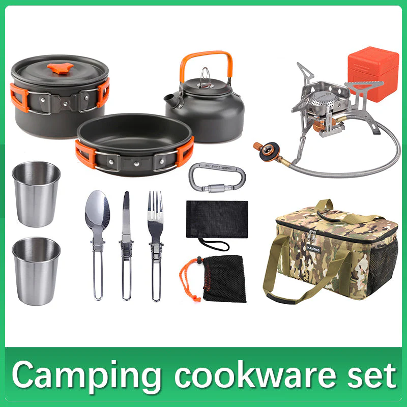 🔥Clearance Sale Limited Time Offe🔥Camping Cookware and Cutlery Set - Image 6