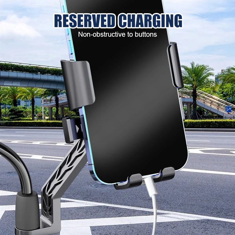 Anti-Shake Motorcycle and Bicycle Phone Holder - Image 8