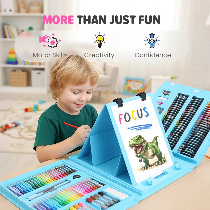 📢📢50 % OFF !!✨Deluxe 6-In-1 Art Creativity Set🎁The Best Present For Kids - Image 4