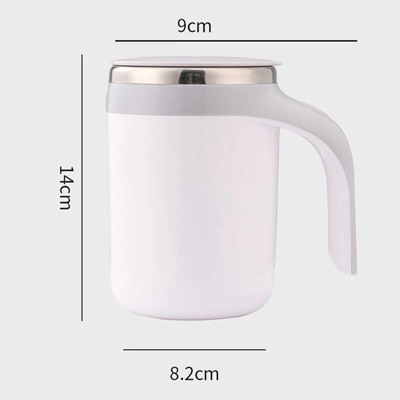 Automatic Magnetic Stirring Coffee Mug with Lid - Image 15