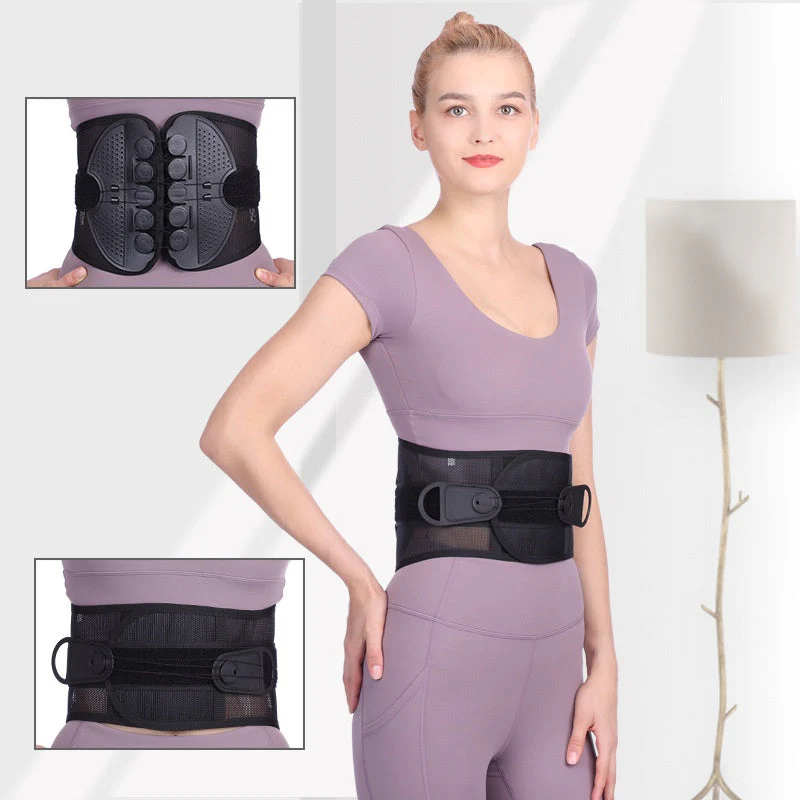 Adjustable Lumbar Support Belt Lower Back Brace - Image 2