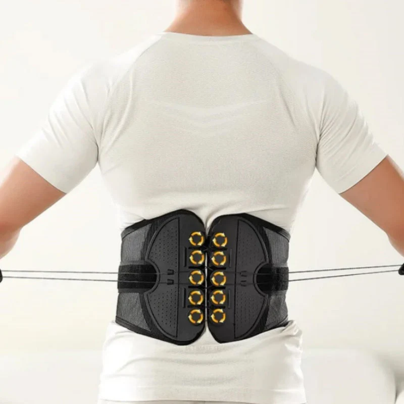 Adjustable Lumbar Support Belt Lower Back Brace - Image 7