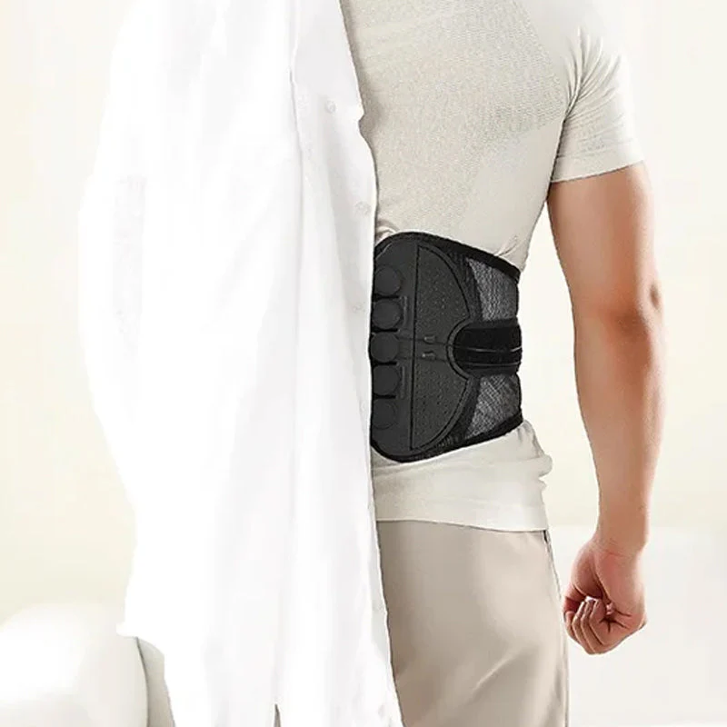 Adjustable Lumbar Support Belt Lower Back Brace - Image 8