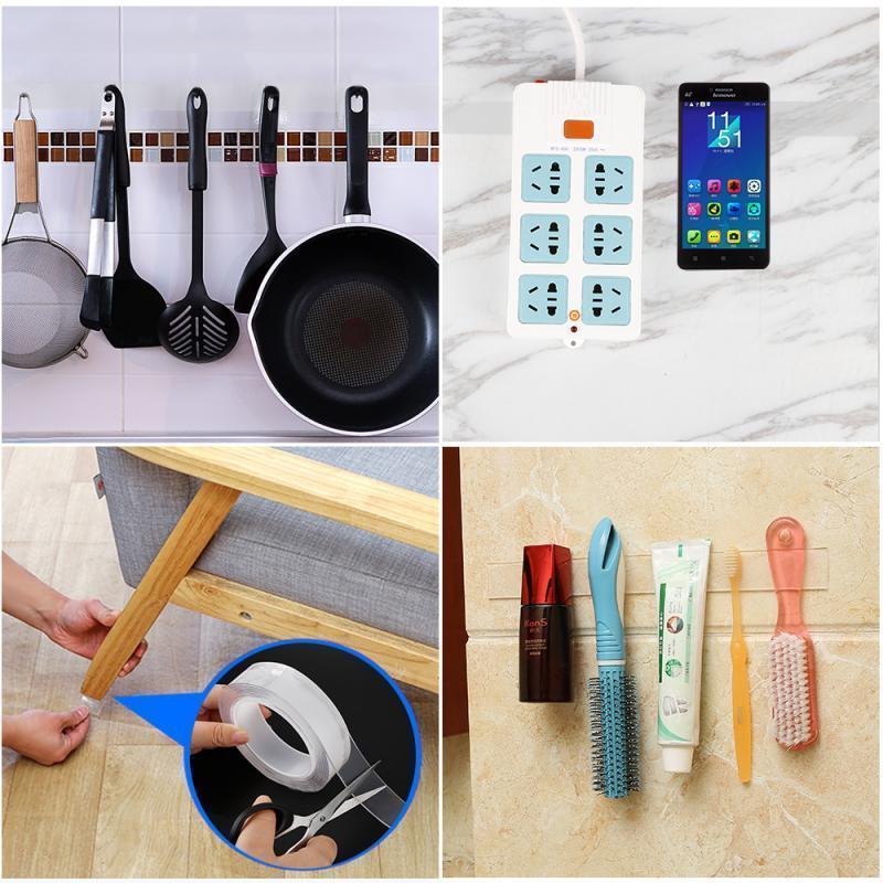 ⭐Transparent Magic Nano Tape Double Sided Grip Reusable Home Tape Traceless Glue - Image 9