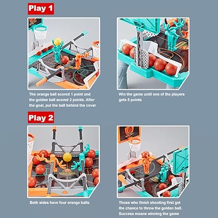 🔥New buy 2 get free shipping🔥Player Basketball Finger Shooting Game - Image 7