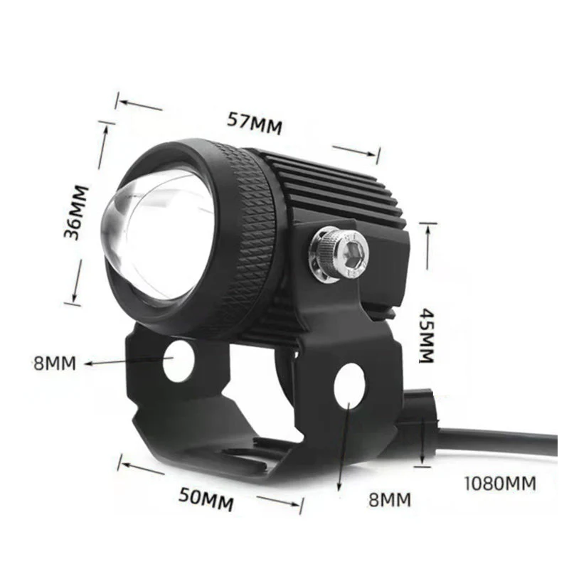 Universal Motorcycle LED Strong Light High and Low Beam Spotlight - Image 8