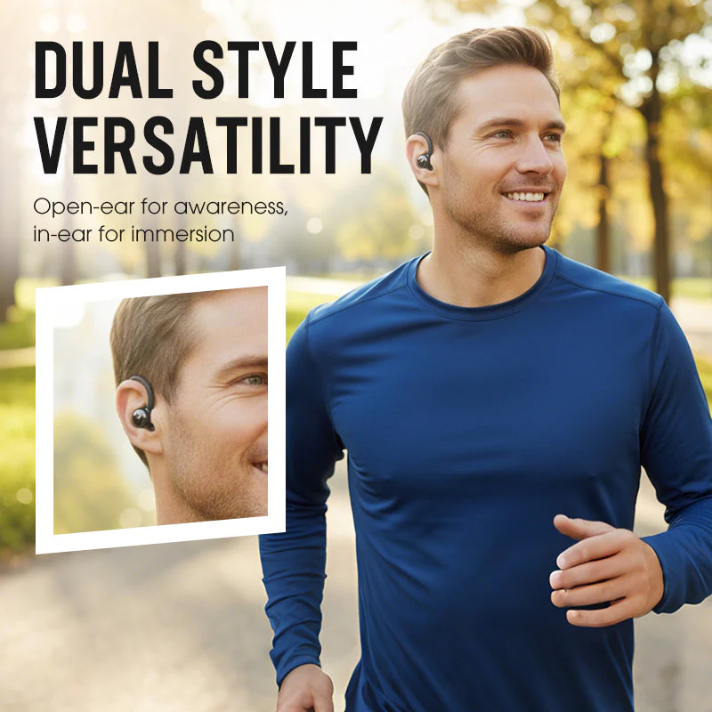 Bluetooth 6.0 Clip-On & In-Ear Wireless Earbuds - Image 3