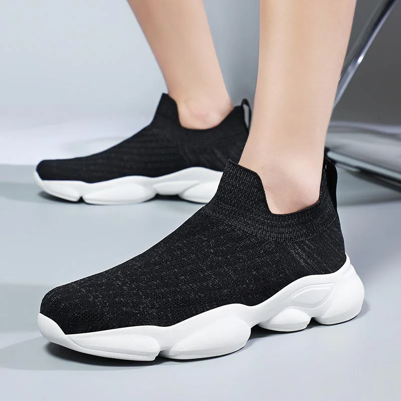Men's and Women's Soft-sole Breathable Mesh Sneakers - Image 10