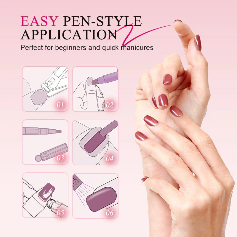 📢📢Buy 1 Get 1 Free!⏰All-in-One Cat Eye Nail Gel Pen – Get a hypnotic cat-eye effect in one stroke! Magnetic gel, lasting shine, salon magic at home. 🖤🌌 - Image 3