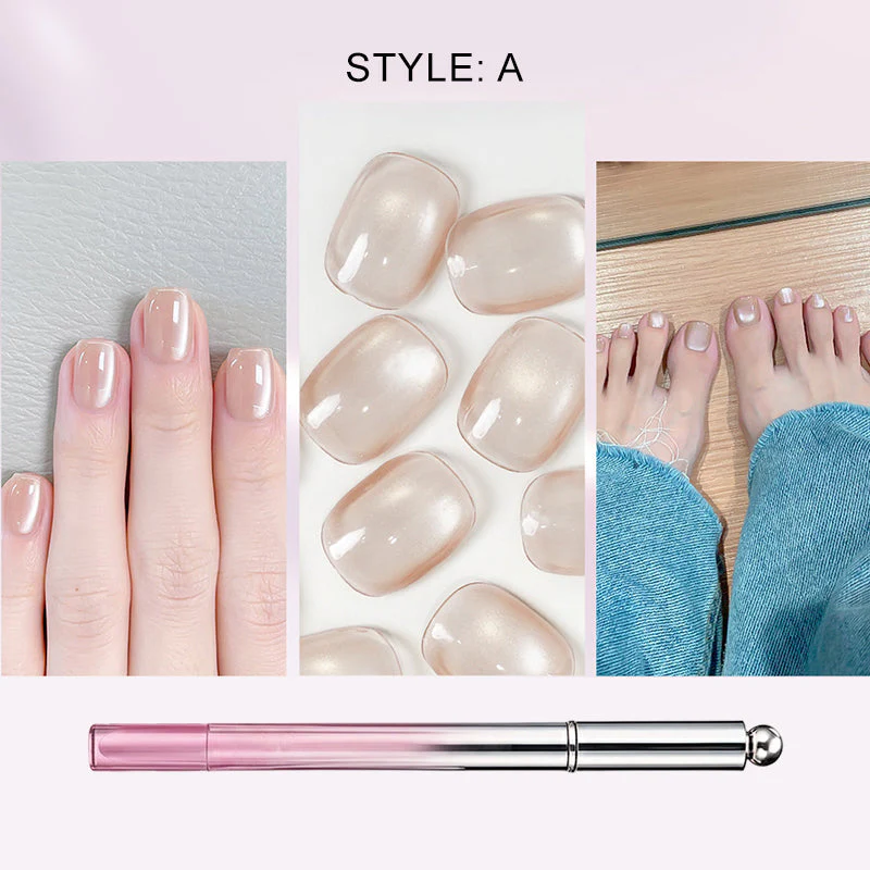 📢📢Buy 1 Get 1 Free!⏰All-in-One Cat Eye Nail Gel Pen – Get a hypnotic cat-eye effect in one stroke! Magnetic gel, lasting shine, salon magic at home. 🖤🌌 - Image 9
