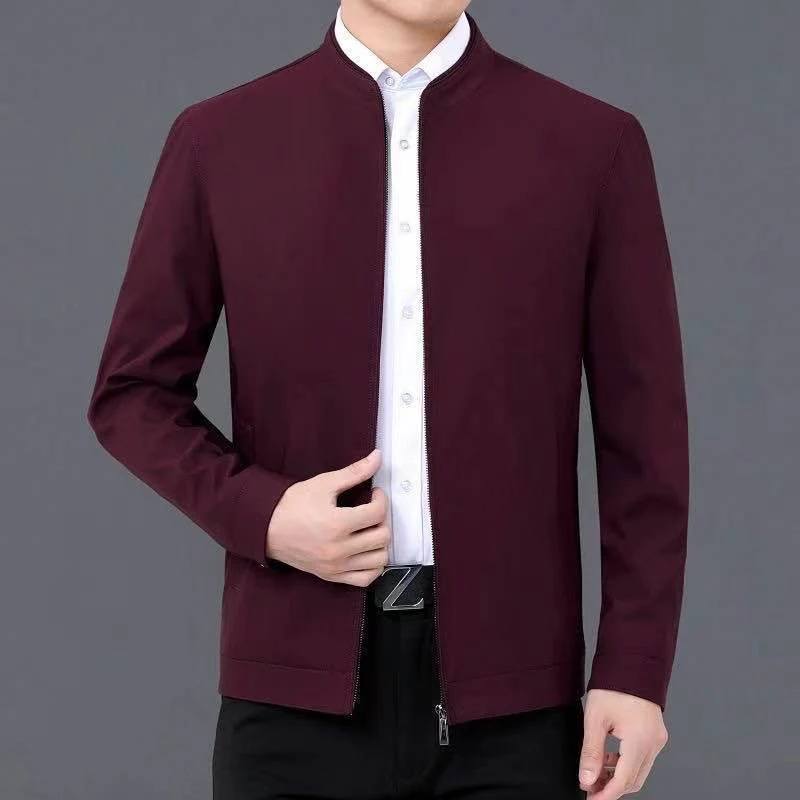 🔥Hot Sale 50% Off🔥Men's Fall Thin Standing Collar Jacket - Image 13