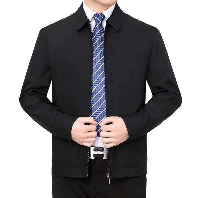 🔥Hot Sale 50% Off🔥Men's Fall Thin Standing Collar Jacket - Image 3