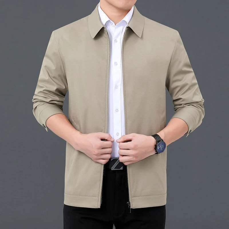 🔥Hot Sale 50% Off🔥Men's Fall Thin Standing Collar Jacket - Image 5