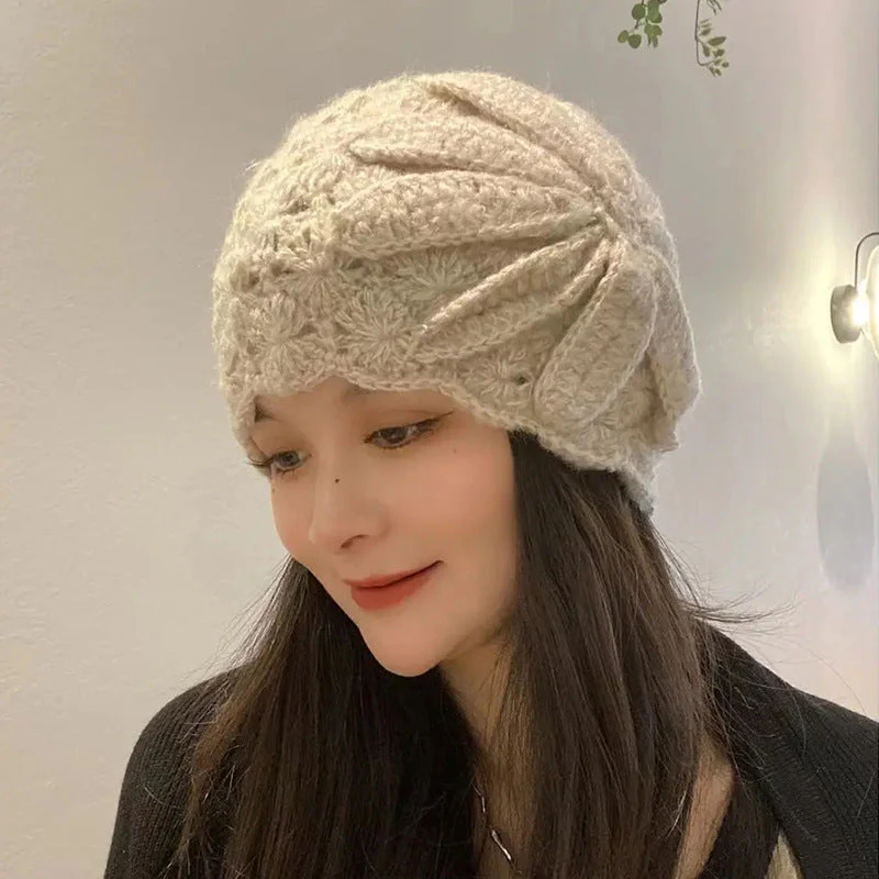 🔥New Year Special 49% OFF🔥Korean Style Retro Crochet Hat - Image 7