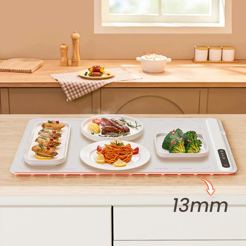 [Creative Gift] Smart Foldable Electric Heating Food Warmer Mat with Adjustable Temperature - Image 4