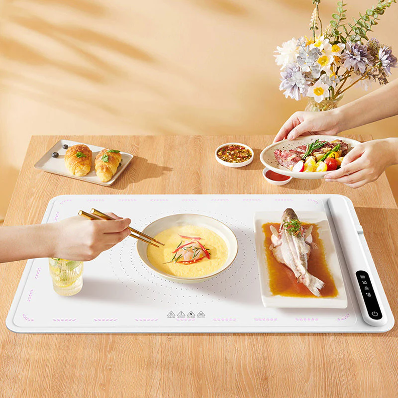 [Creative Gift] Smart Foldable Electric Heating Food Warmer Mat with Adjustable Temperature - Image 5