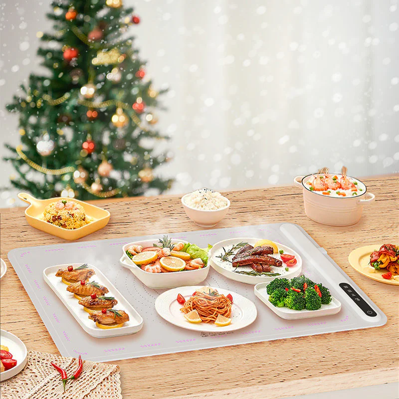 [Creative Gift] Smart Foldable Electric Heating Food Warmer Mat with Adjustable Temperature - Image 9