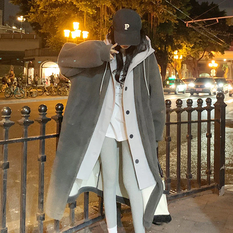 🎅🎄Christmas Sale🥳 2-Layered Faux Lambswool Hooded Coat Jacket(Great Sale⛄BUY 2 Get 5% OFF) - Image 7