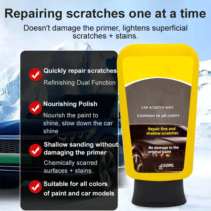Car Paint Scratch Wax Quick Repair Scratch Stains Made Easy - Image 4