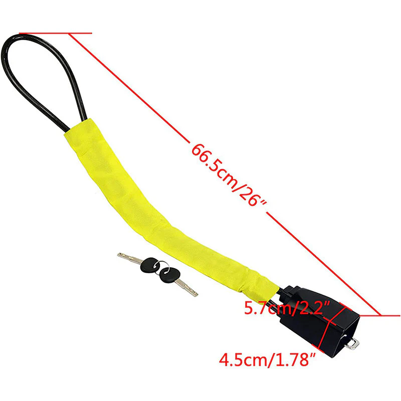 Car Steer Wheel Lock Rope - Image 9