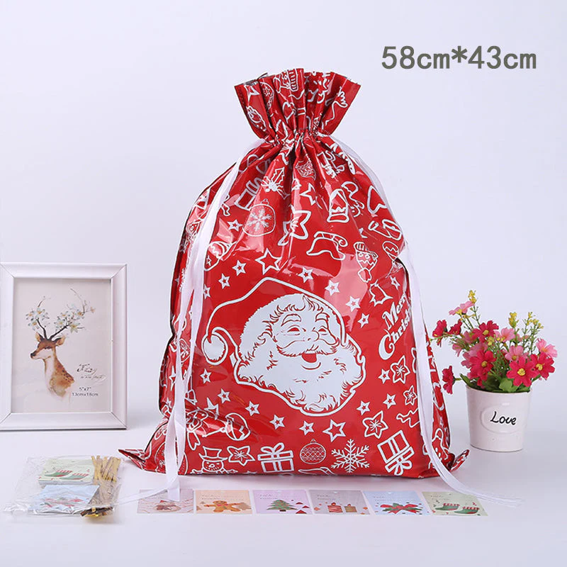 🎅Christmas Sales🎄Drawstring Christmas Gift Bags (Biodegradable) - Image 38