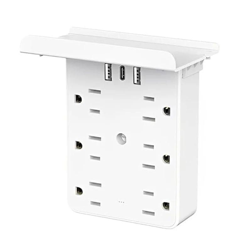 Compact Multi-Outlet Power Strip with USB - Image 7