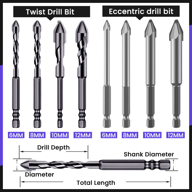 🔥 Universal & Powerful Offset Head Drill Bit for Easy and Precise Drilling - Image 8