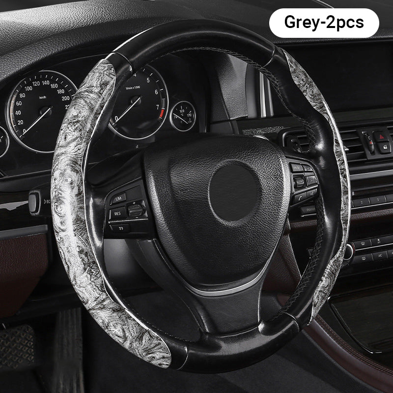 🍃🍃Carbon Fiber Pattern Laser Ultra-thin Non-slip Universal Car Steering Wheel Cover - Image 17