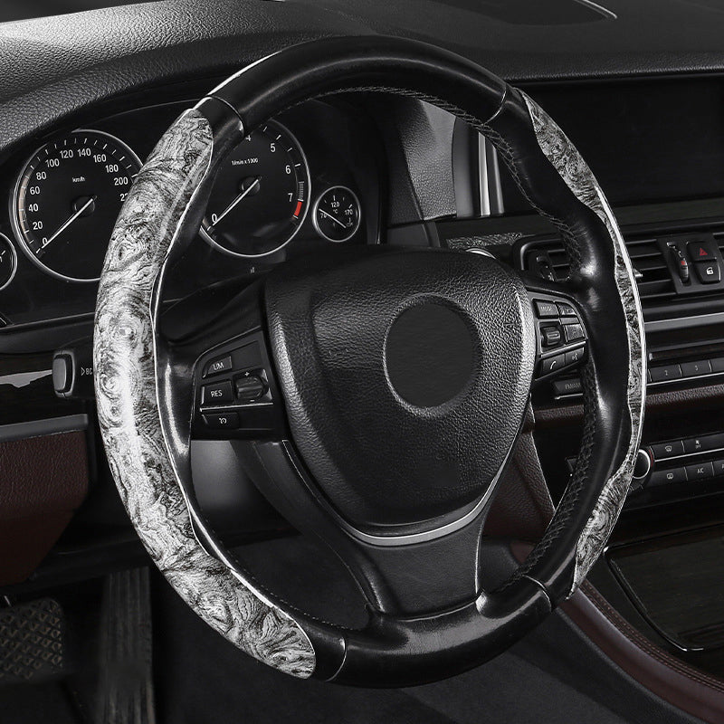🍃🍃Carbon Fiber Pattern Laser Ultra-thin Non-slip Universal Car Steering Wheel Cover - Image 4