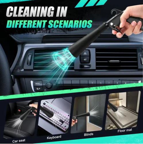 🔥Hot Sale🔥Air Blow Gun Car Interior Cleaning Gun High Pressure Car Detailing Cleaning Tool with Nozzle and Auto Detailing Dusting Brush - Image 3